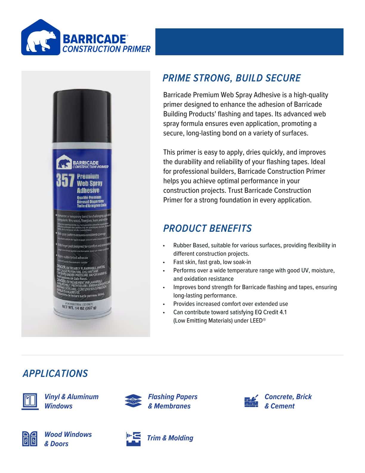 Construction Primer Brochure