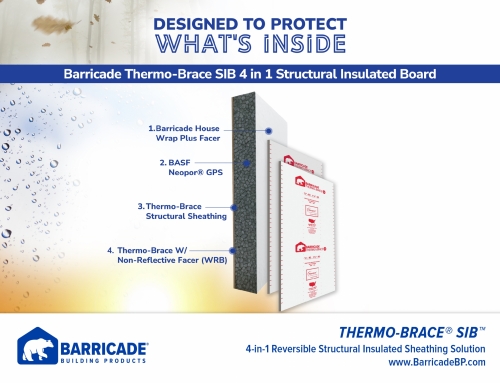 Barricade Building Products to Showcase Energy-Efficient Building Envelope Products at IBS 2022