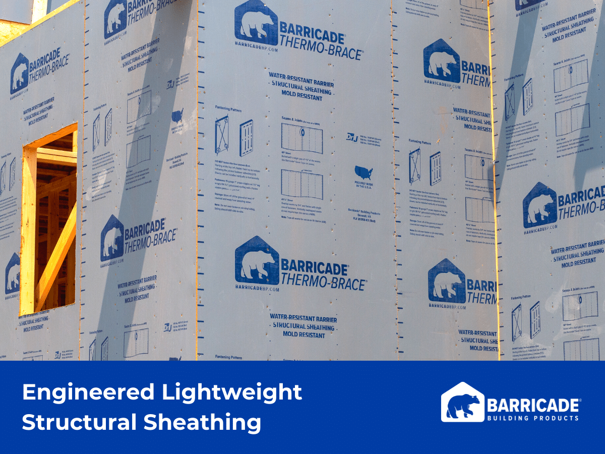 Engineered Lightweight Structural Sheathing